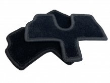 Teppich für die Kabine des Peugeot Boxer facelift Wohnmobil mit Befestigung 2014 -> Royalfit Mit Stück zwischen den Sitzen (1385)